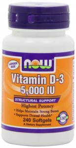 Now Foods vitamin D-3.