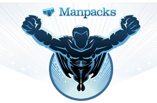 man packs