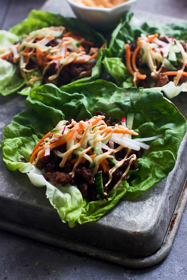 lettuce wraps for two