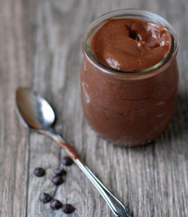 homemade healthy chocolate pudding
