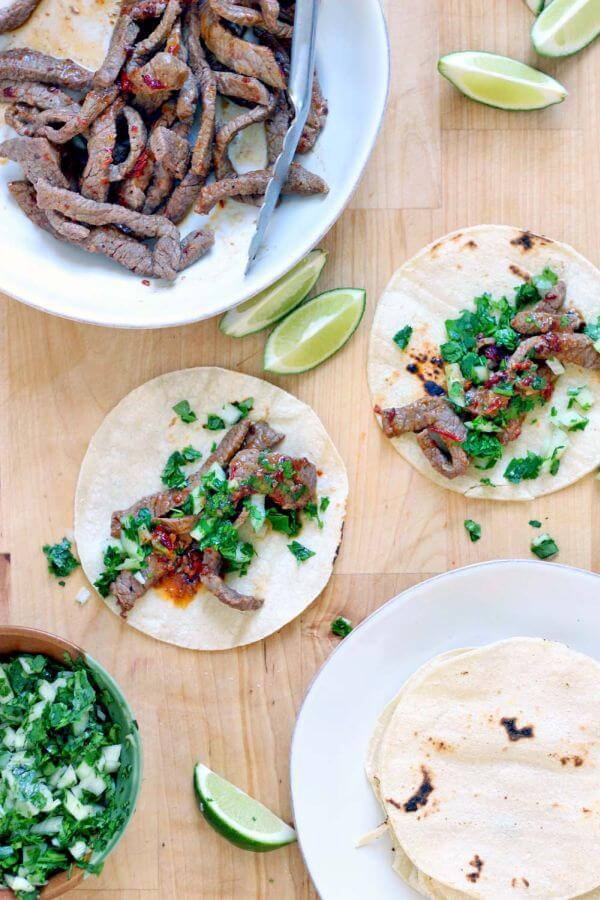 easy Chipotle Steak Tacos