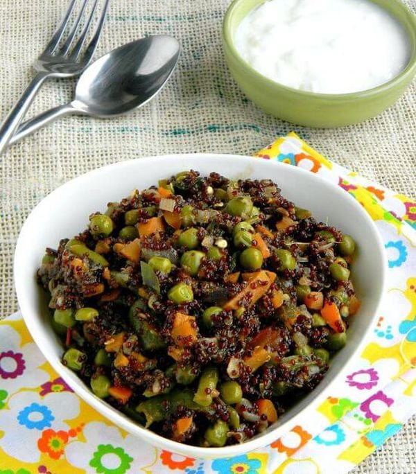 quinoa vegetable biryani recipe