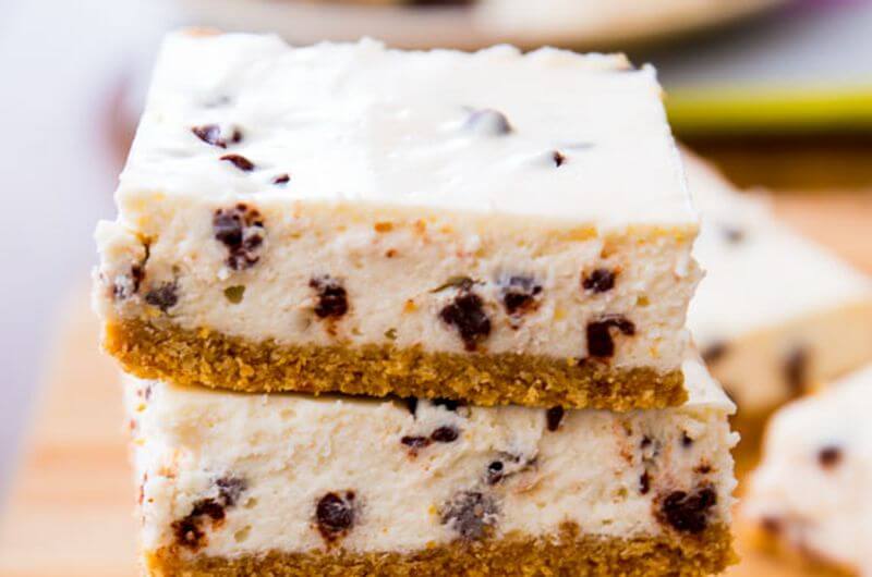 low calorie cheesecake bars