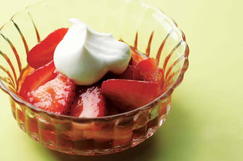 healthy sweet strawberry snack
