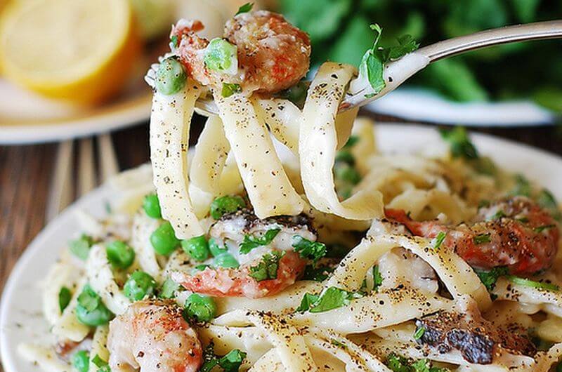shrimp alfredo recipe