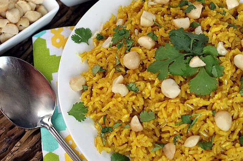 spiced coconut rice recipe