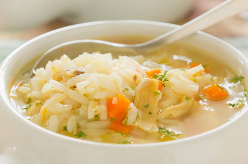 low fat Slow Cooker Cream of Chicken and Rice Soup recipe