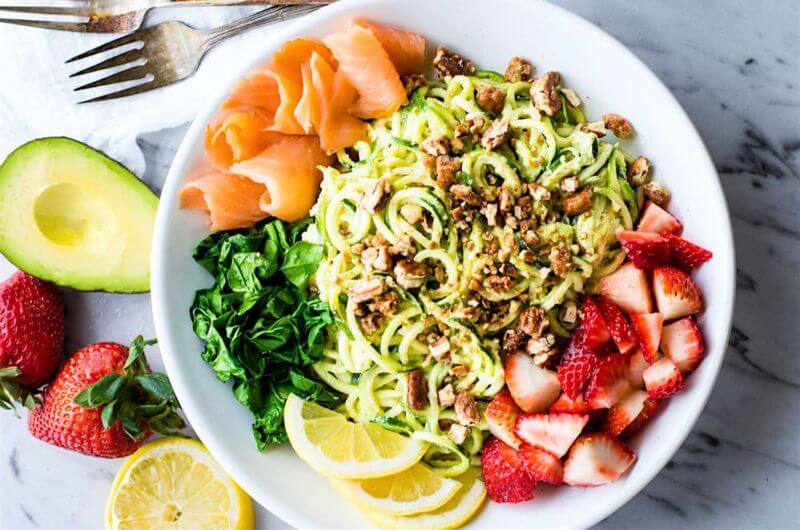 low carb salmon pasta salad recipe