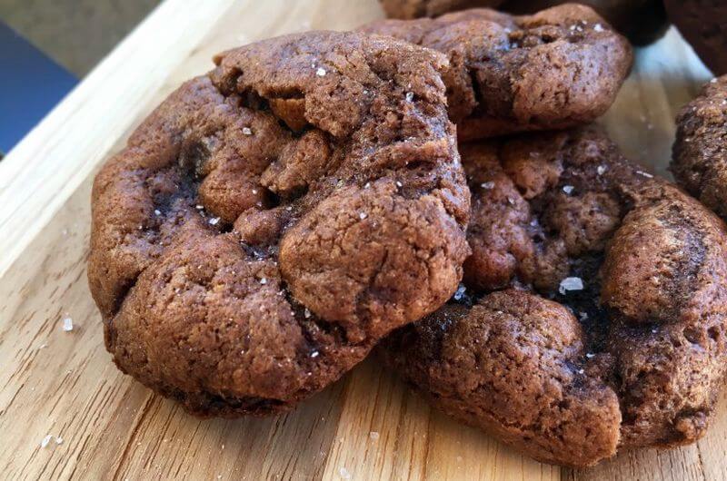 chocolate peanut butter healthy cookie recipe