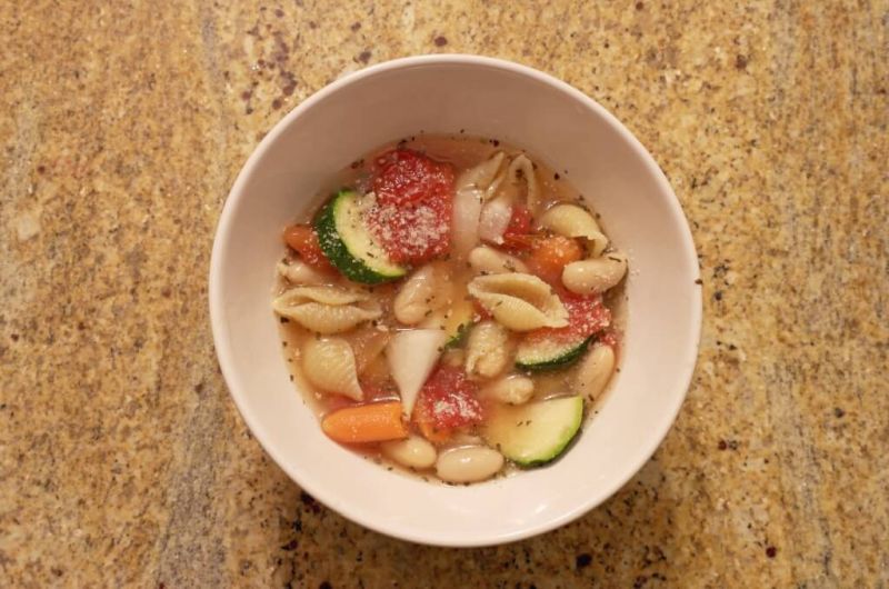 homemade microwave minestrone soup recipe