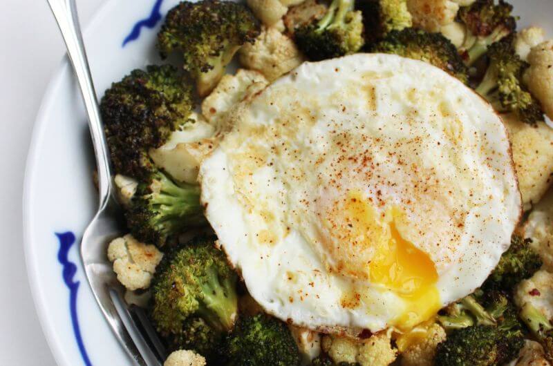 eggs with veggies dieting recipe