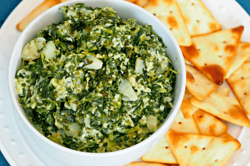spinach dip dieting recipe