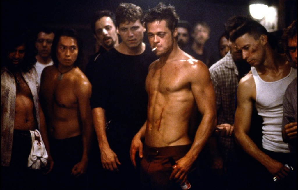 brad pitt fight club