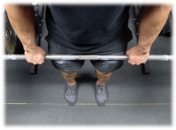 sumo deadlift overhand grip