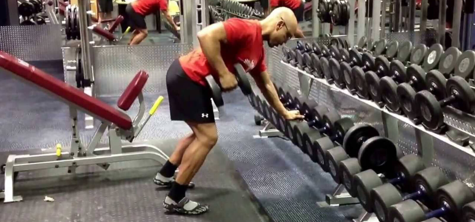 dumbbell bent over row