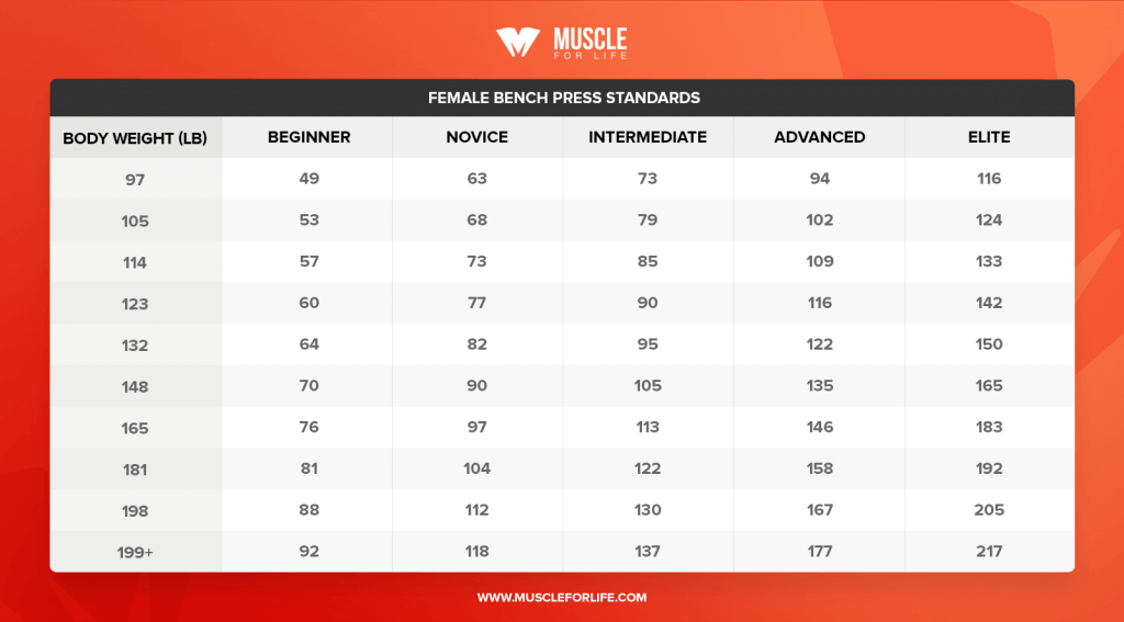 Female-Bench-Press-Standards