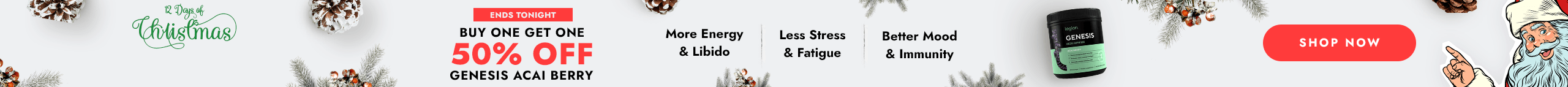 2021 XMAS Buy One Get One 50% Off!