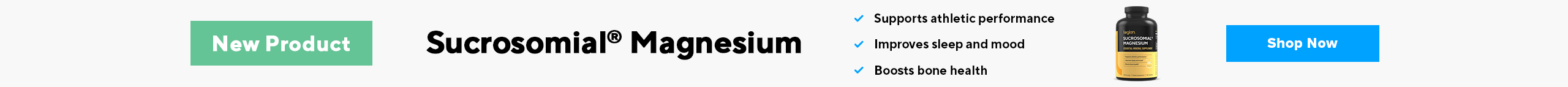 New! Legion Sucrosomial® Magnesium!