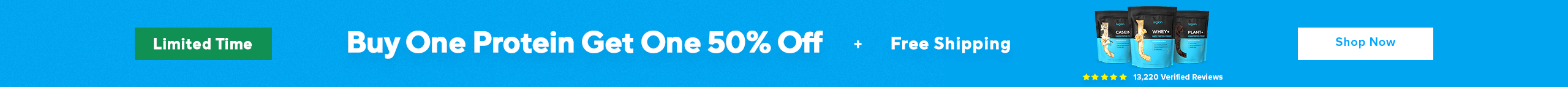 Legion Protein Supplements Sale!