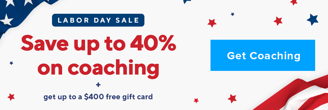 Save 20% on Coaching + get $200 in Free gifts - Mobile Banner