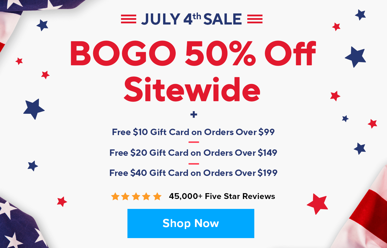 Fourth of July Sale!