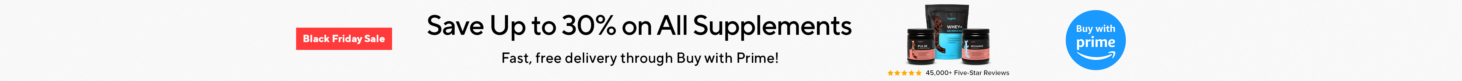 Prime Day Sale! Save up to 30% on supplements!