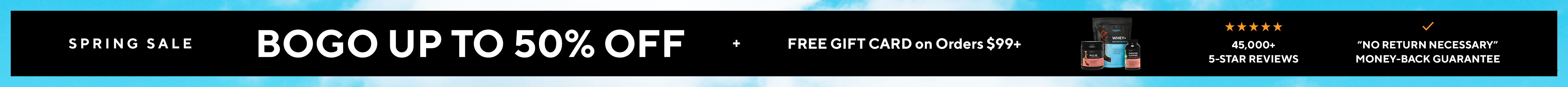 2025 Spring BOGO Sale!
