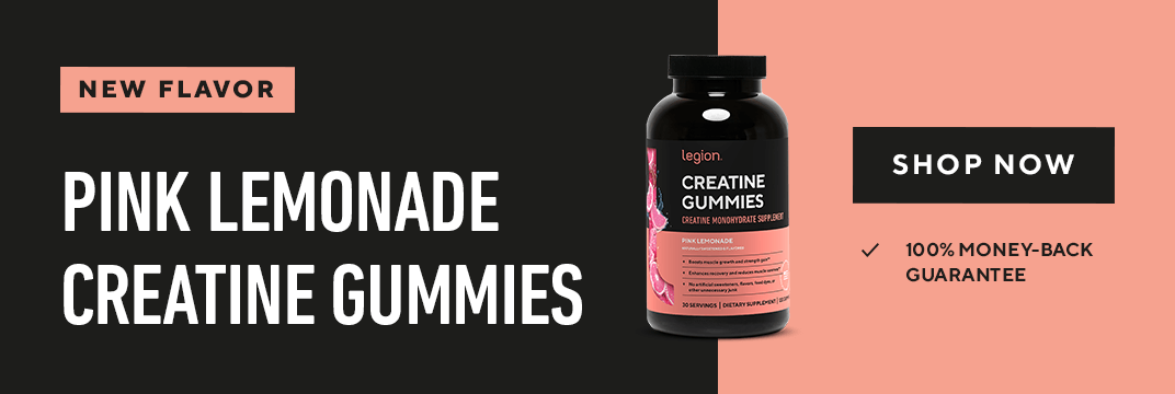 New Creatine Gummies Flavor! Pink Lemonade!