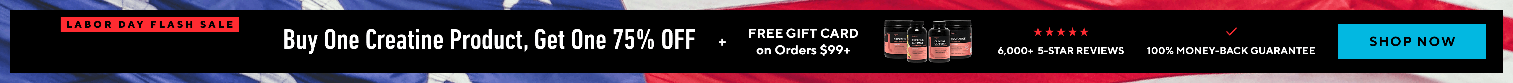 BOGO 75% Flash Sale!