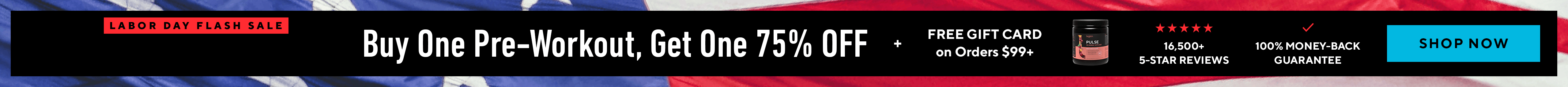 BOGO 75% Flash Sale!