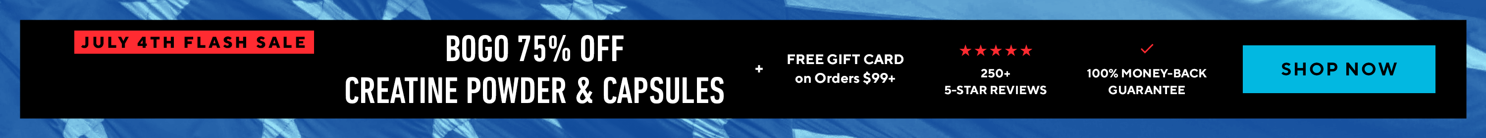 BOGO 75% Flash Sale!