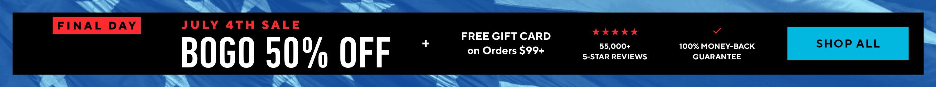 2025 Fourth of July Sale!