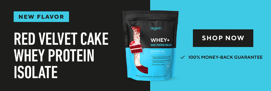 New Whey+ Flavor! Red Velvet!