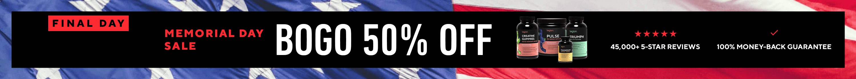 2025 Memorial Day Sale!