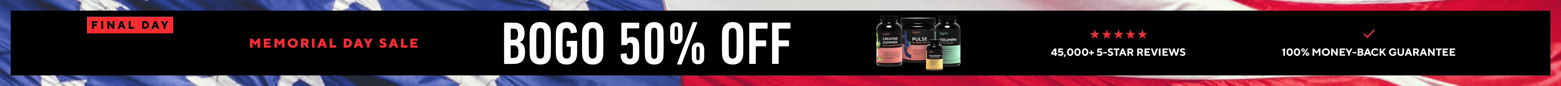 2025 Memorial Day Sale!
