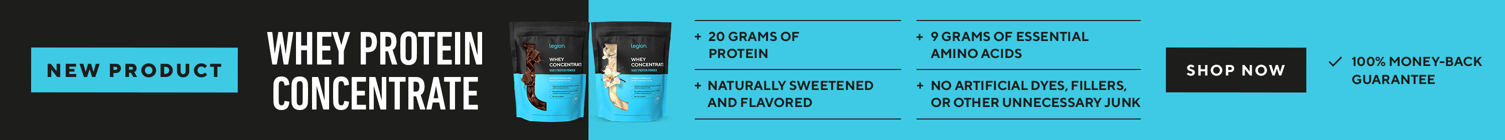 New Product! Whey Concentrate!