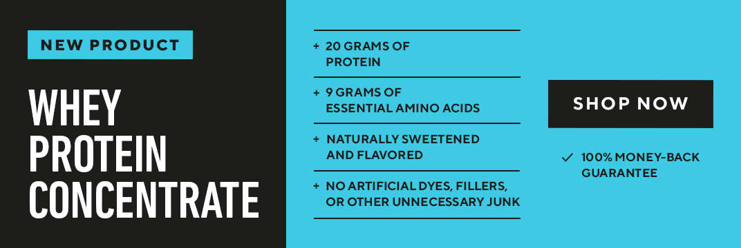 New Product! Whey Concentrate!