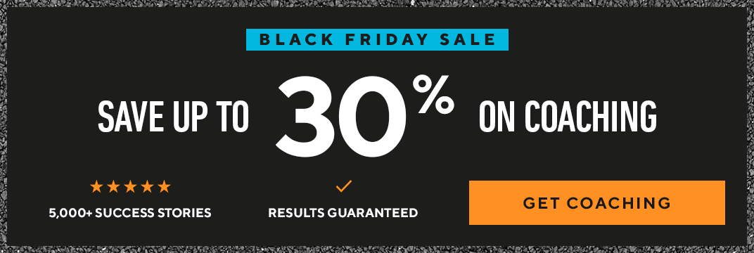 Save 30% on Coaching - Mobile Banner
