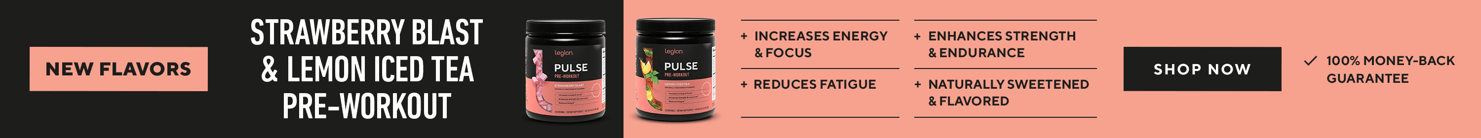 New Pulse Pre-Workout Flavors!