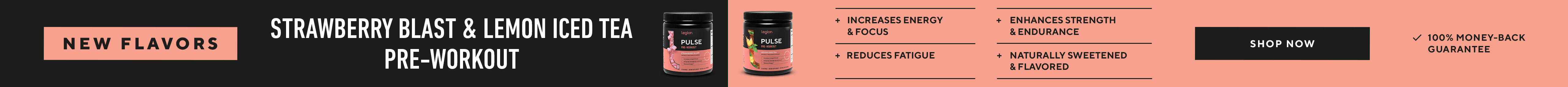 New Pulse Pre-Workout Flavors!