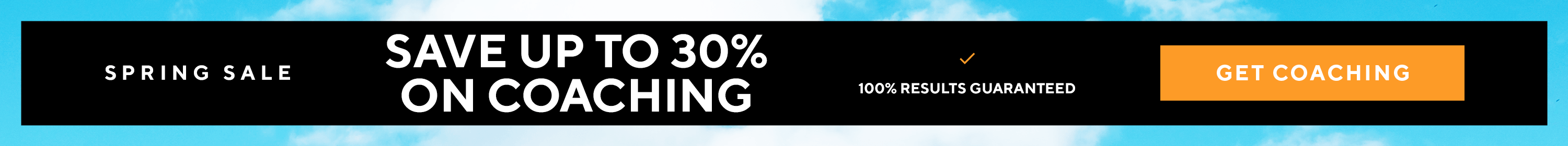 Legion Coaching Sale - Desktop Banner