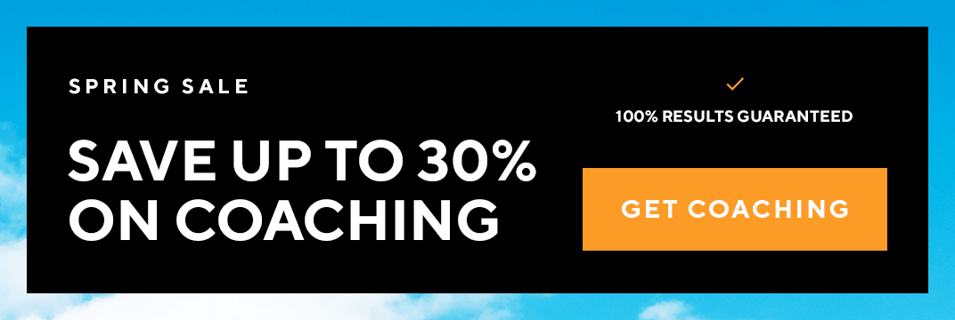 Legion Coaching Sale - Mobile Banner