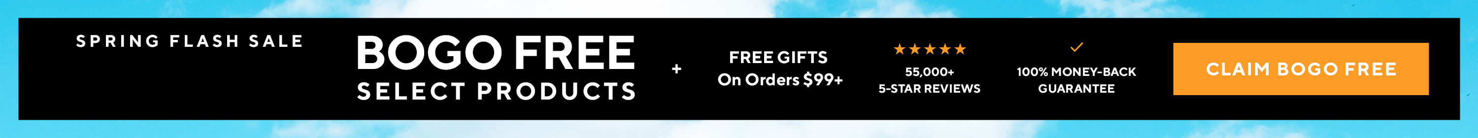 Flash Sale! Buy One Get One Free!