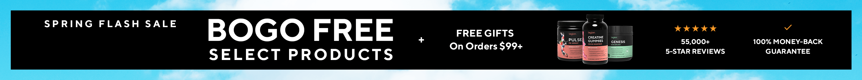 Flash Sale! Buy One Get One Free!