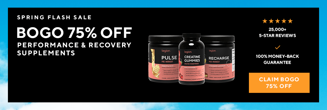 Legion Performance & Recovery Flash Sale!
