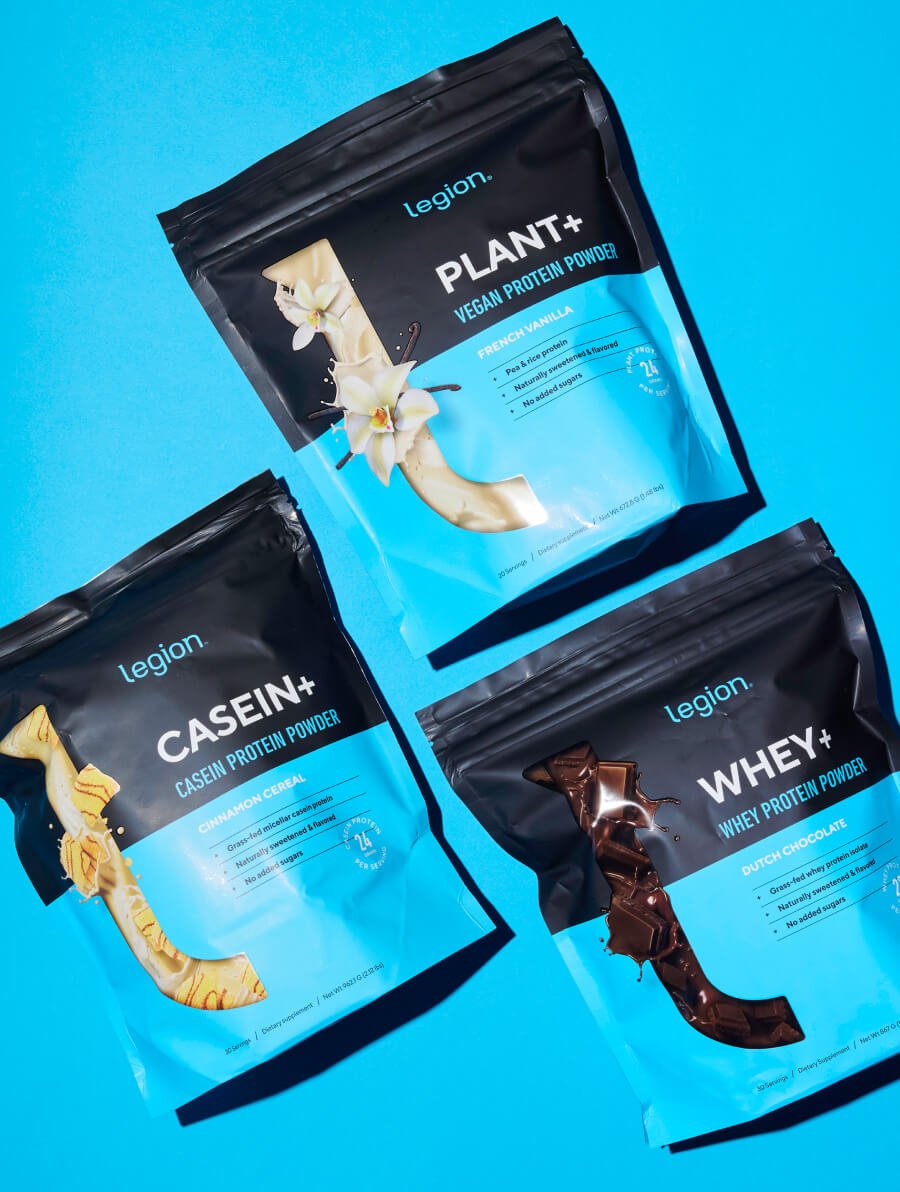 Legion protein powder bags