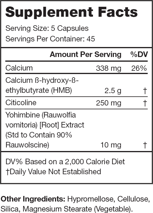 Forge Supplement Facts