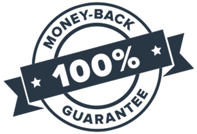 100% Money-Back Guarantee Seal