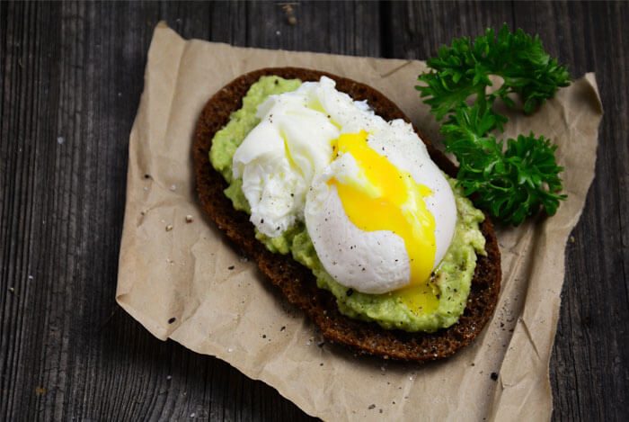 eggs avocado toast