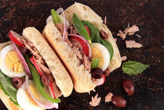 nicoise sandwich tuna bread